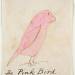The Pink Bird, from 'Sixteen Drawings of Comic Birds'